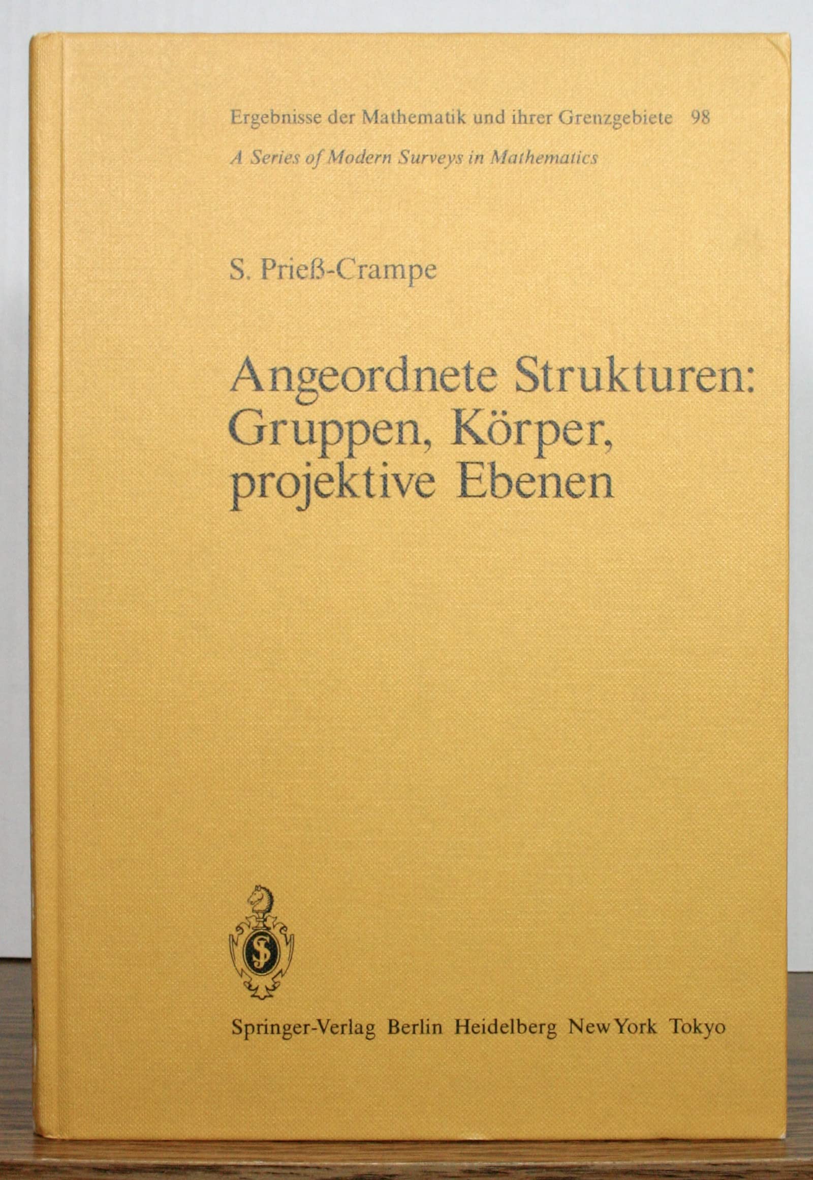 Angeordnete Structuren (ERGEBNISSE DER MATHEMATIK UND IHRER GRENZGEBIETE 2 FOLGE) Books