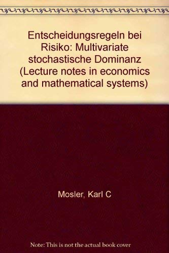 Entscheidungsregeln bei Risiko: Multivariate stochastische Dominanz (Lecture ... Books