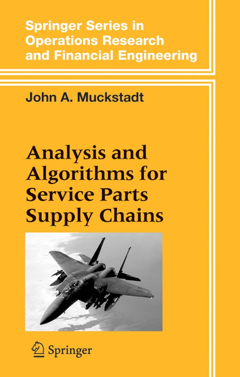 Product Image: Analysis and Algorithms for Service Parts Supply Chains