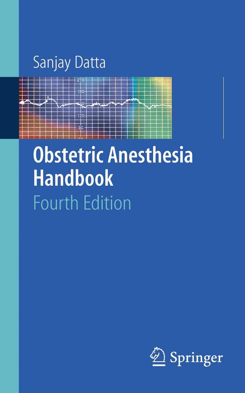 Obstetric Anesthesia Handbook Medicine