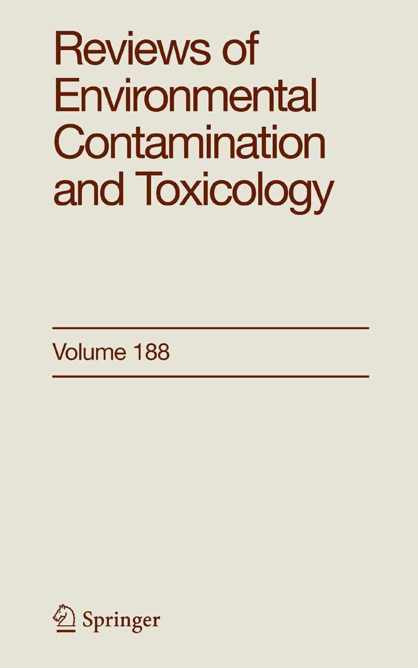 Reviews of Environmental Contamination and Toxicology 188 Mathematics