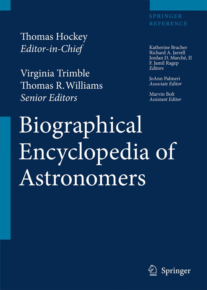 The Biographical Encyclopedia of Astronomers Reference Books