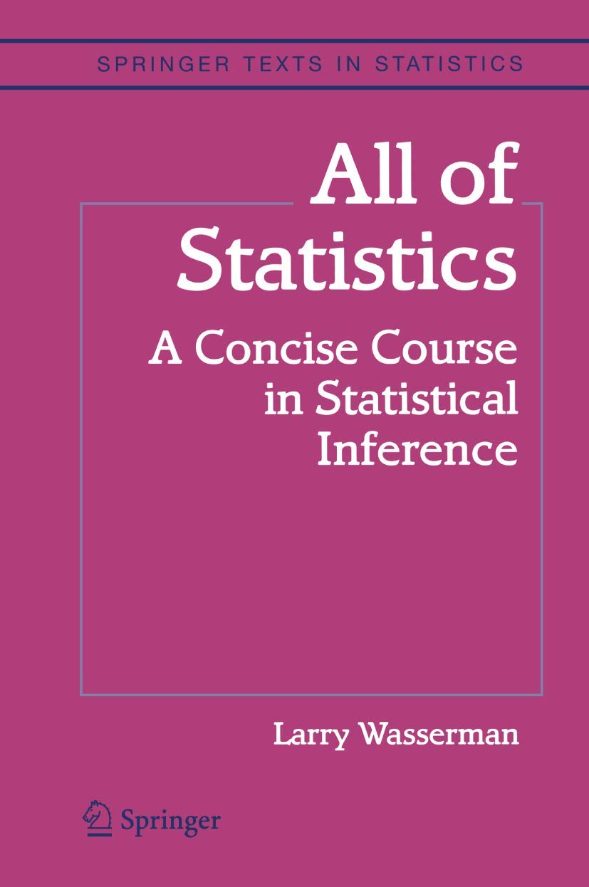 All of Statistics Computer Science Books
