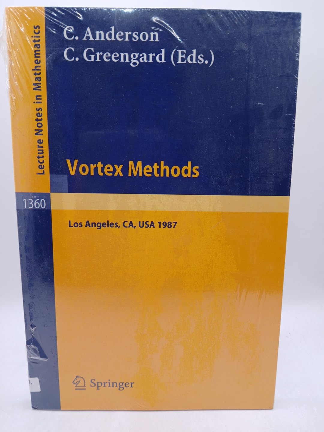 Vortex Methods: Proceedings of the U.C.L.A. Workshop Held in Los Angeles, May 20-22, 1987 (Lecture Notes in Mathematics) Mathematics