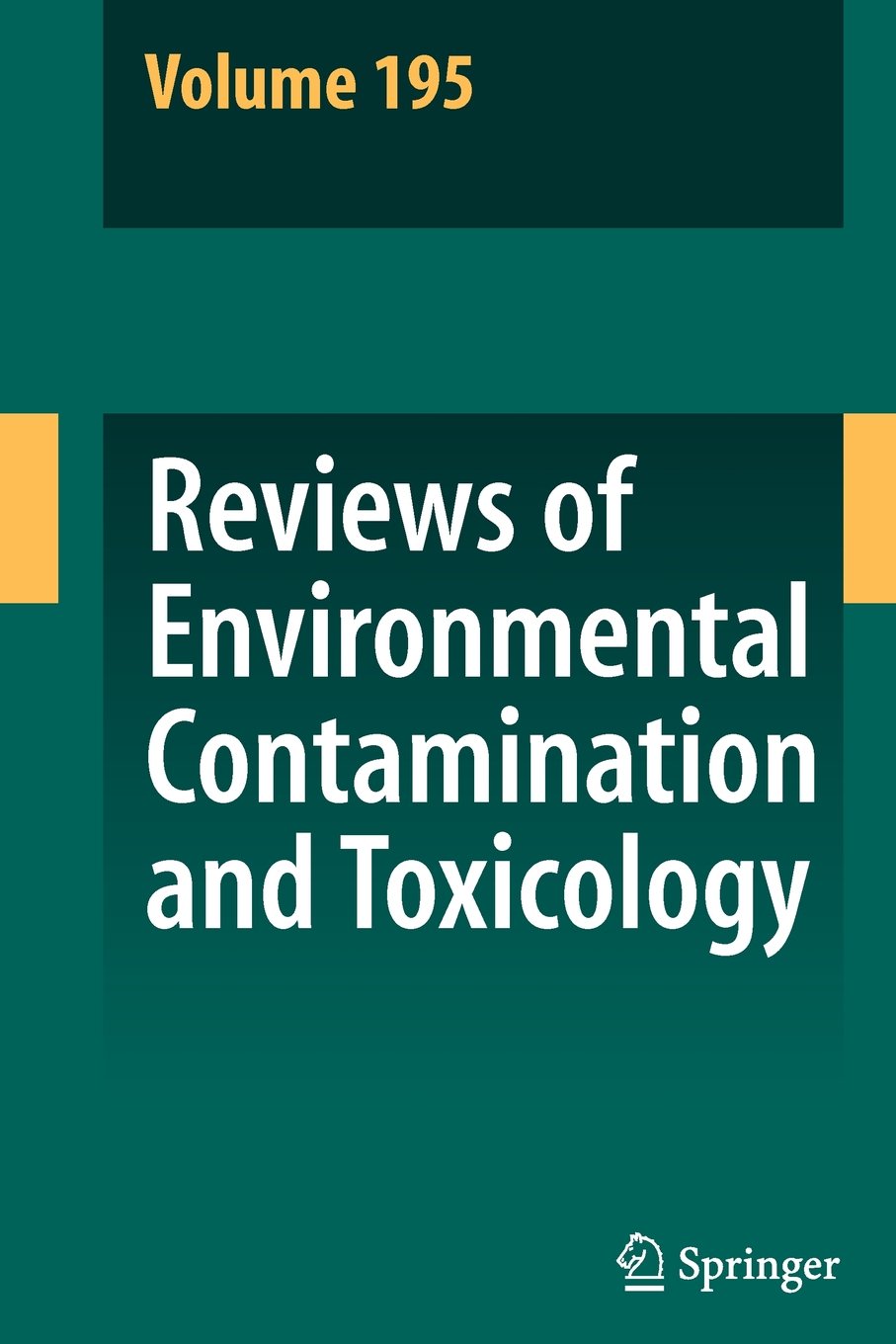 Reviews of Environmental Contamination and Toxicology 195 Business & Technology