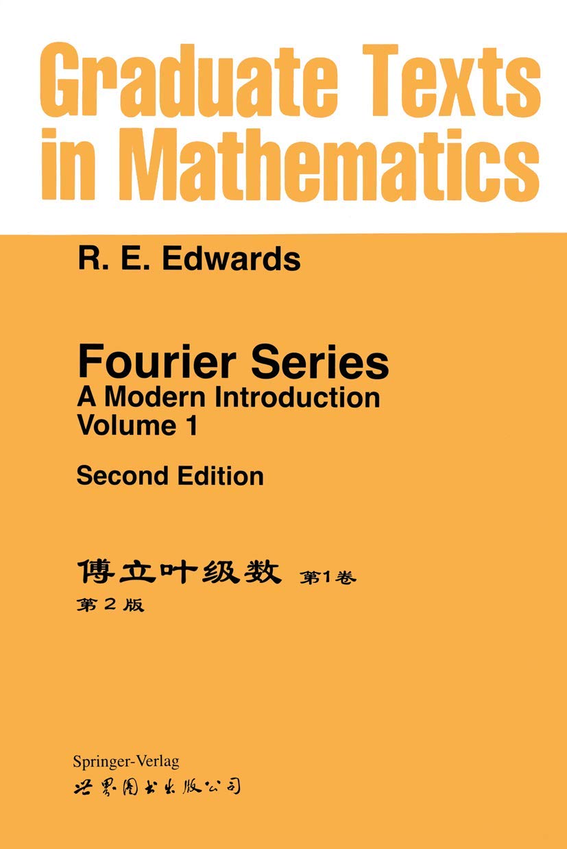 Product Image: Fourier Series. a Modern Introduction: Volume 1