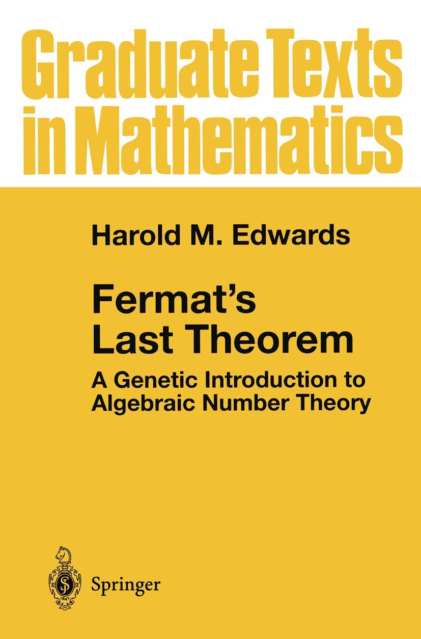 Fermat's Last Theorem: A Genetic Introduction to Algebraic Number Theory (Graduate Texts in Mathematics, 50, Band 50) Medicine