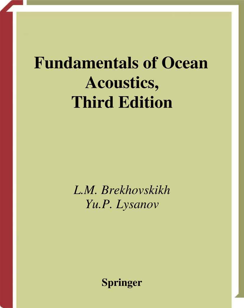 Fundamentals of Ocean Acoustics book