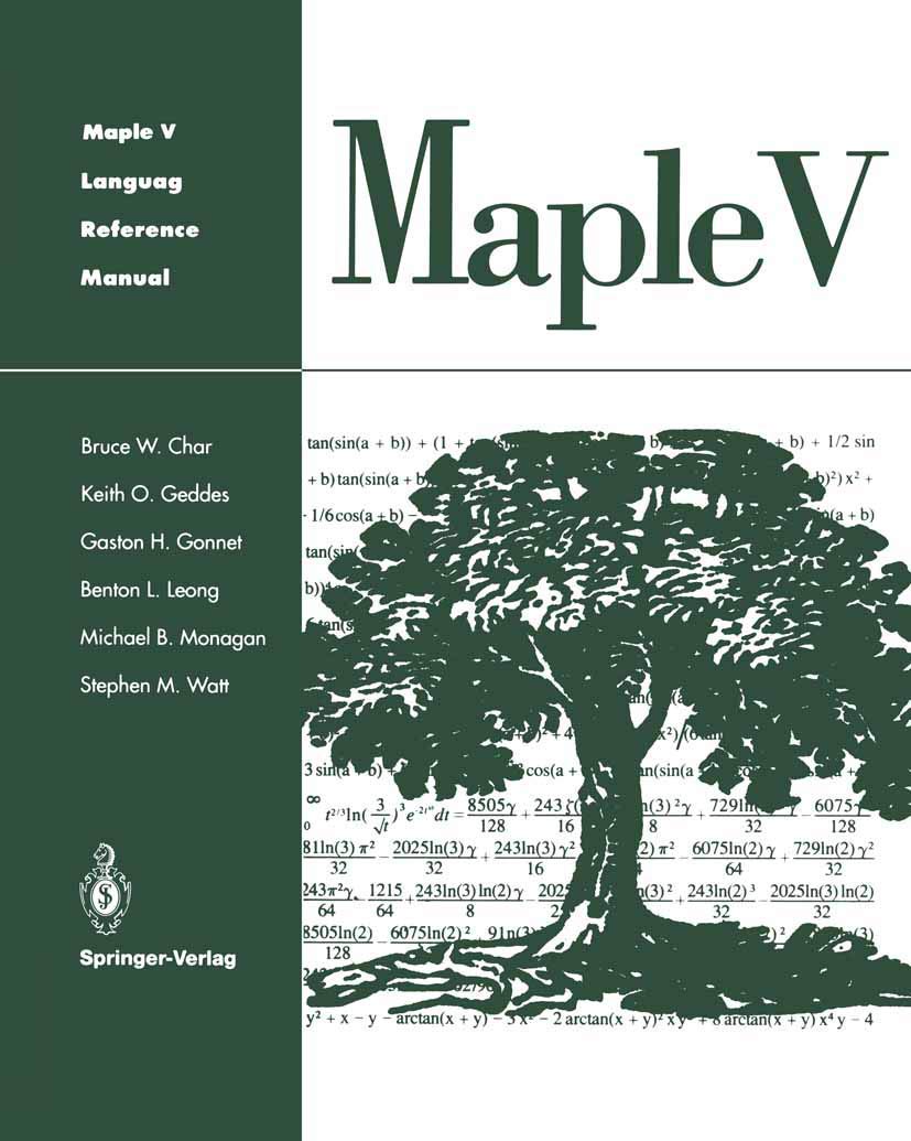 Maple V Language Reference Manual Mathematics