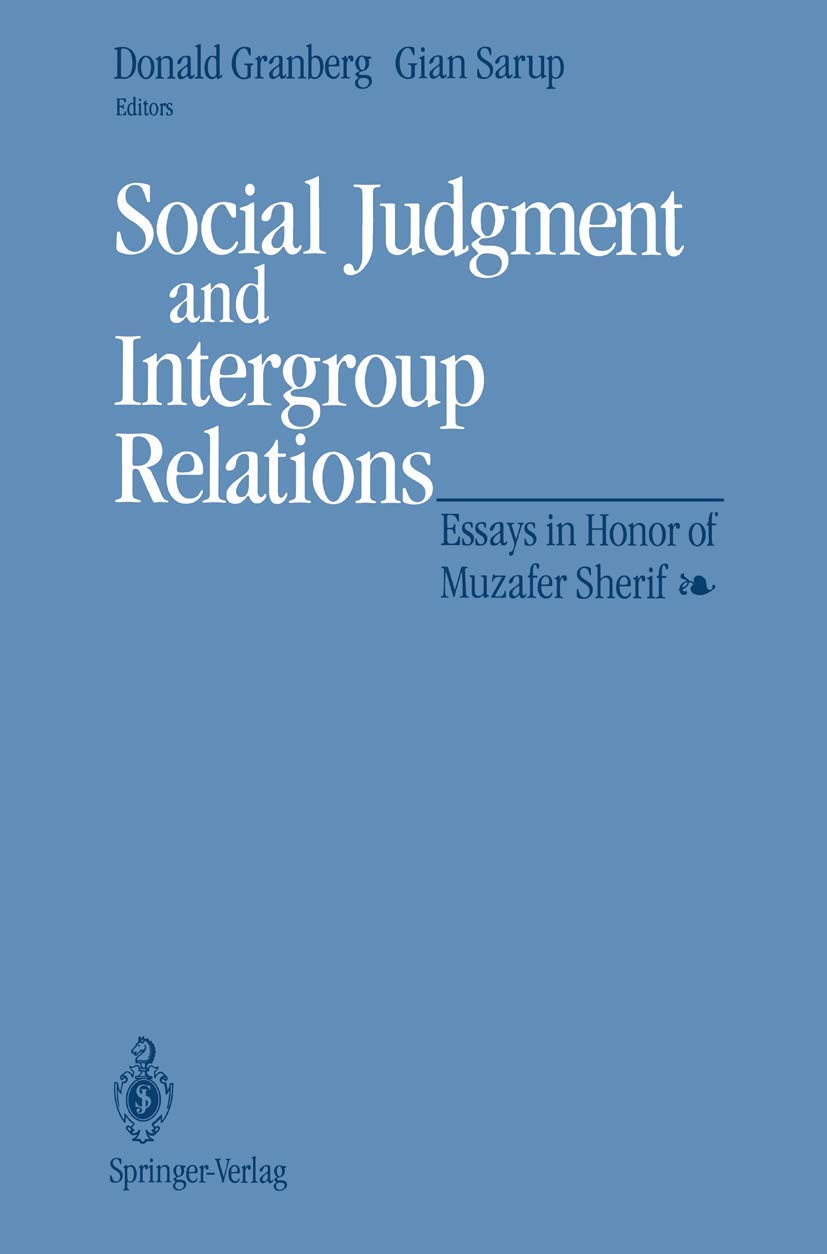 Social Judgment and Intergroup Relations Medicine