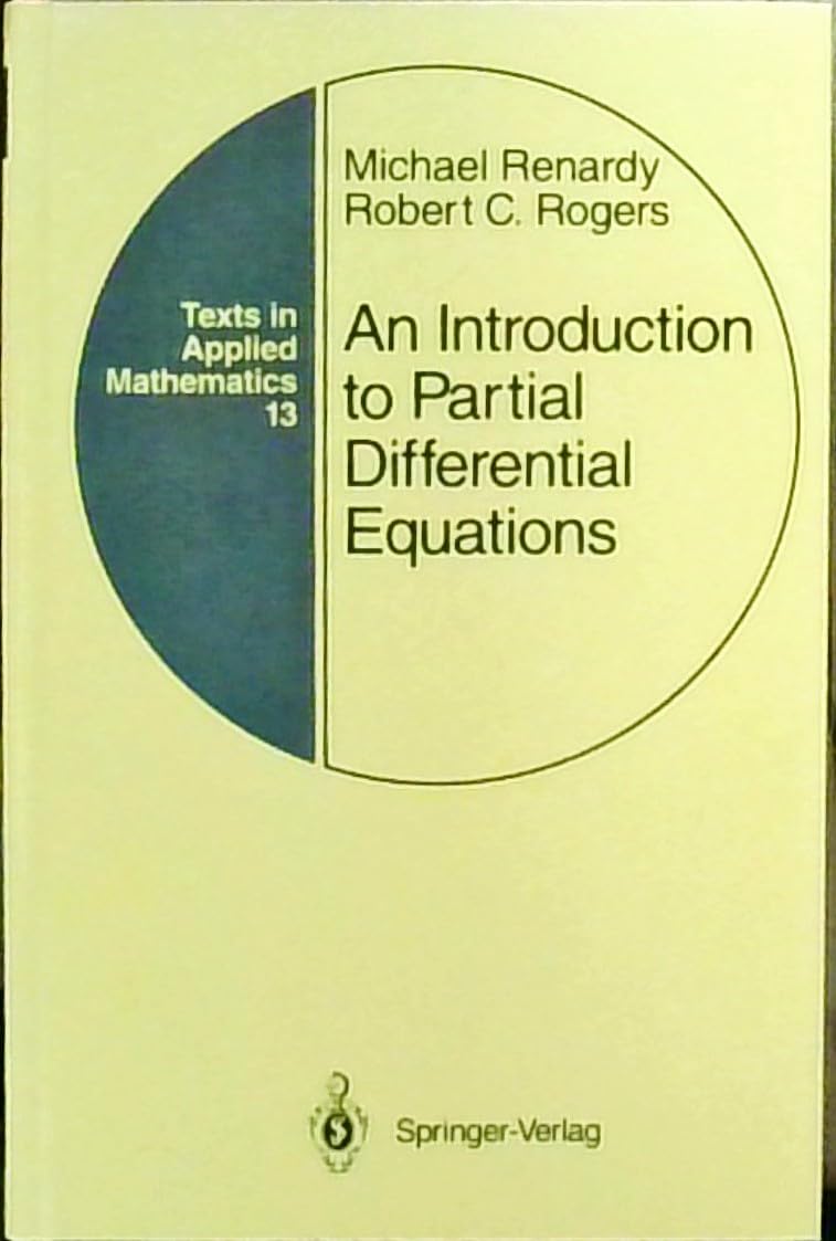 Product Image: An Introduction to Partial Differential Equations (Texts in Applied Mathematics, 13)