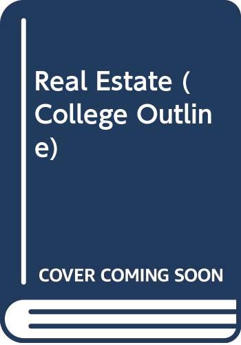 Real Estate (College Outline) Books