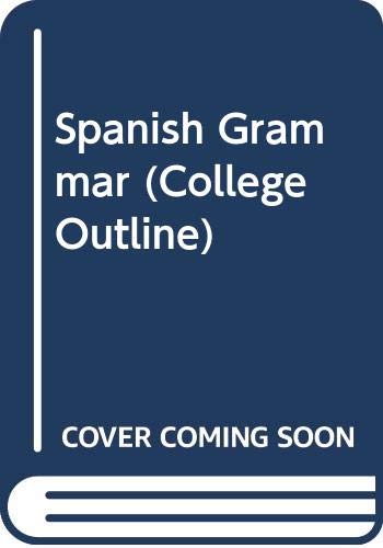 Product Image: Spanish Grammar (College Outline)