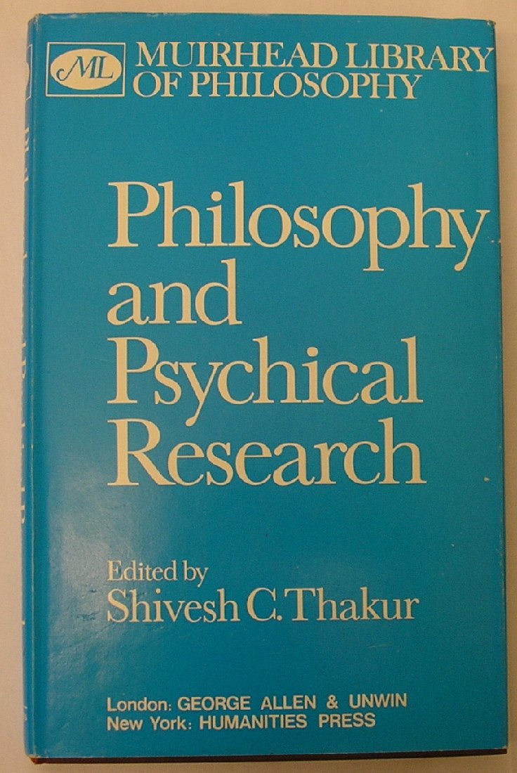 Philosophy and Psychical Research Books