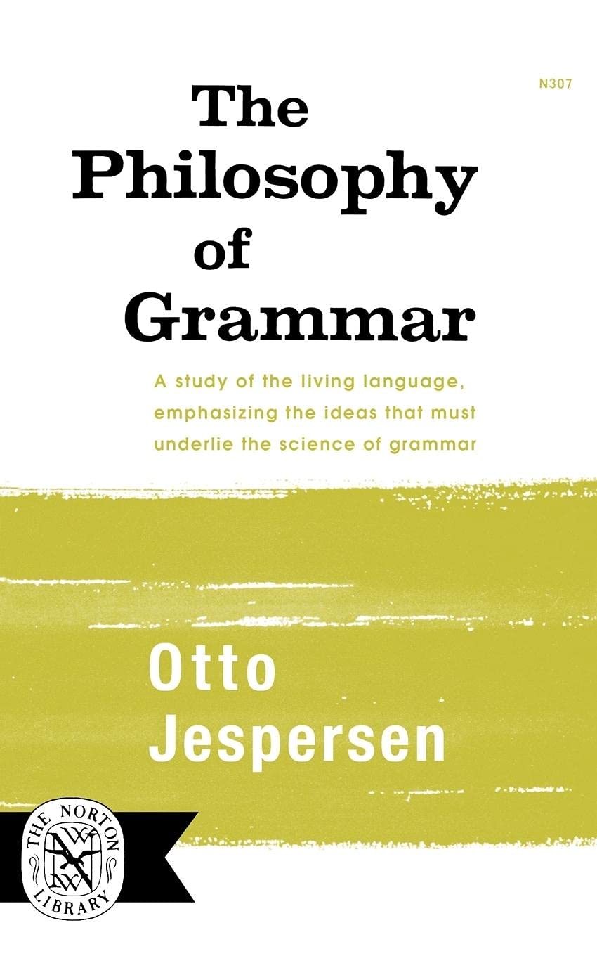 The Philosophy of Grammar Social Sciences