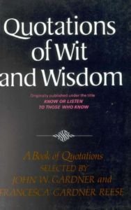 Quotations of Wit and Wisdom Books