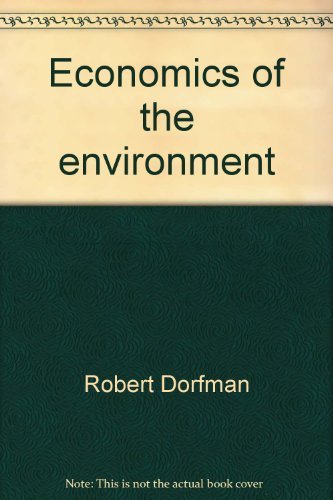 Economics of the environment Books