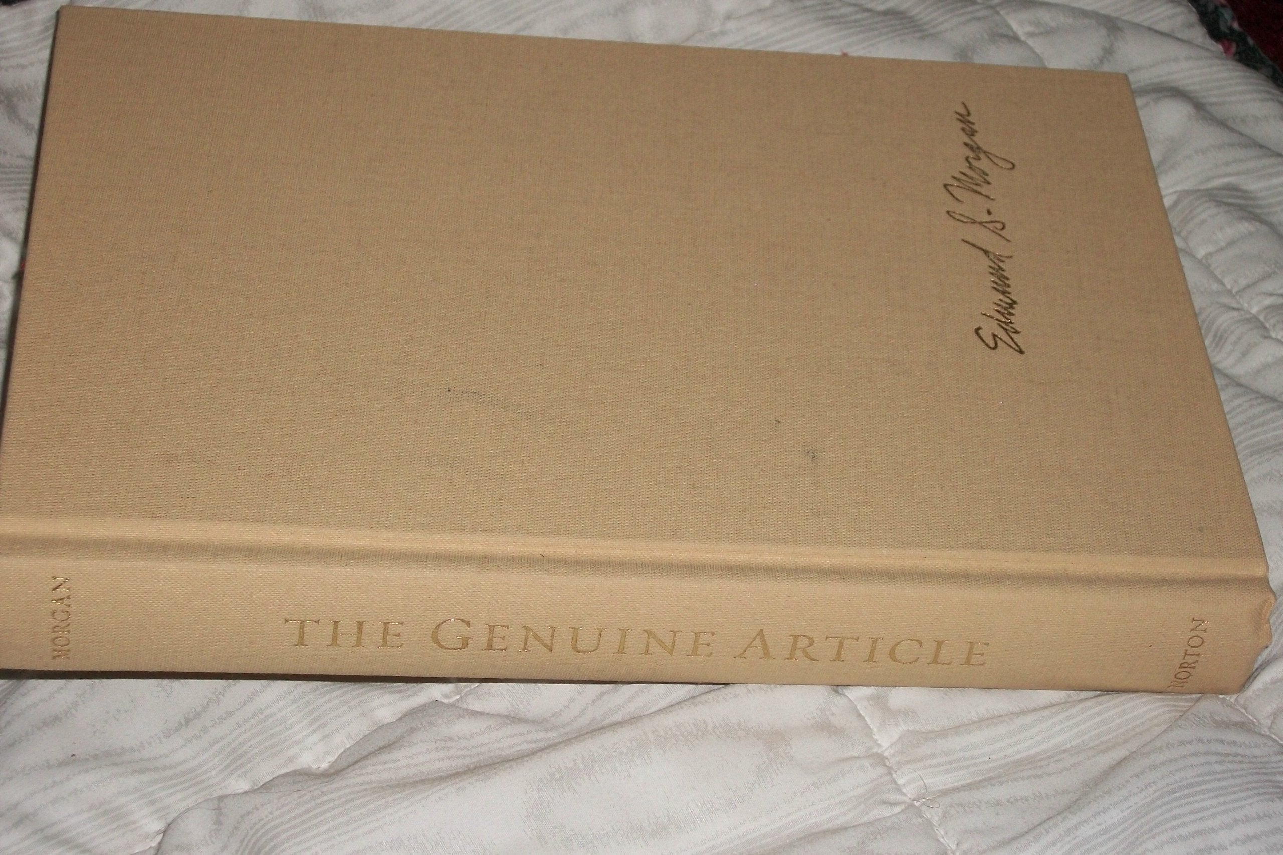 The Genuine Article – A Historian Looks at Early America book
