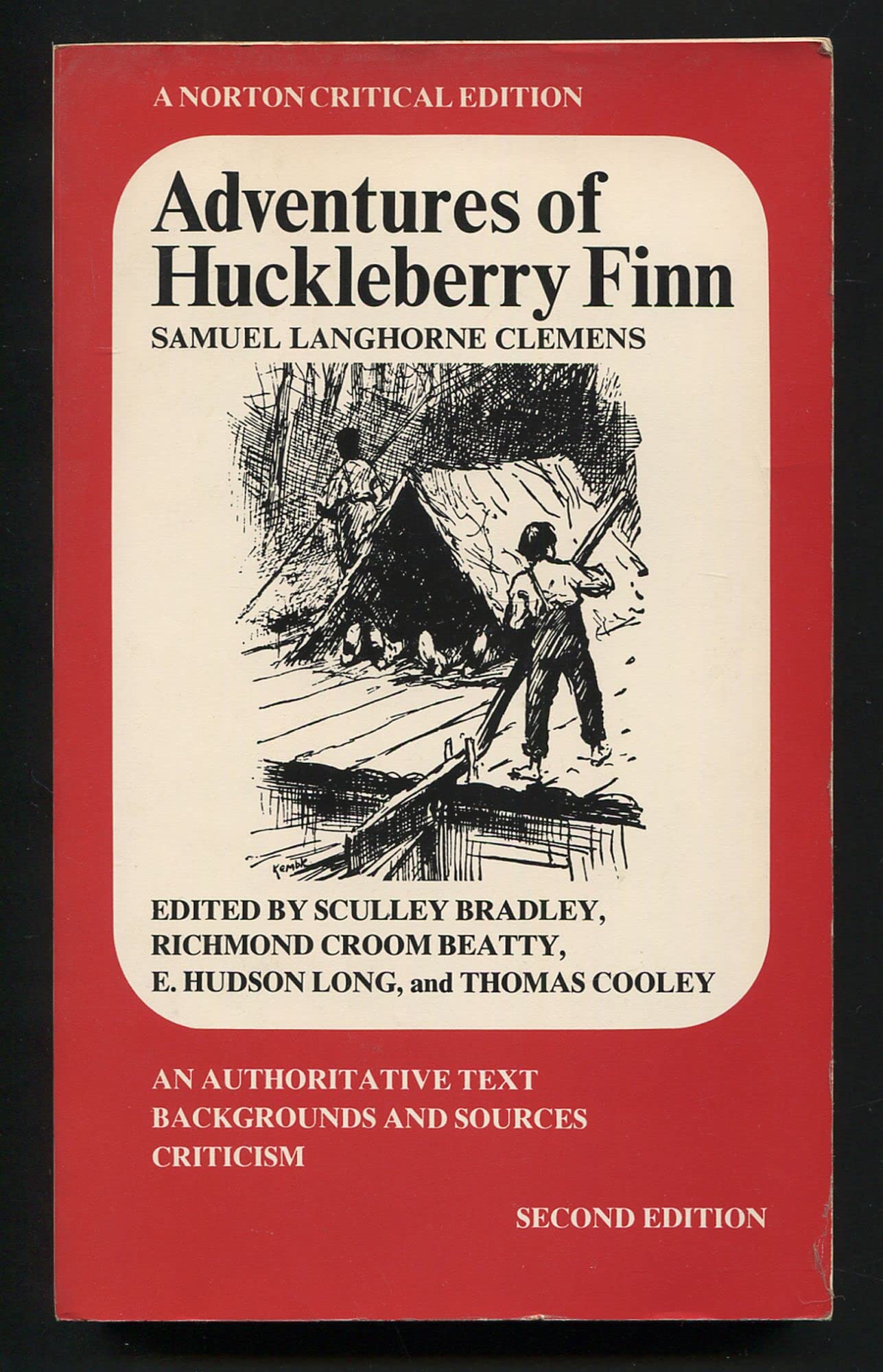 Adventures of Huckleberry Finn: An Authoritative Text, Backgrounds and Sources, Criticism (Norton Critical Editions) Contemporary literature