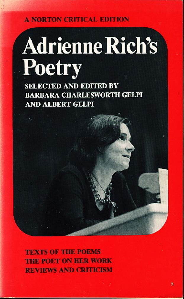 ADRIENNE RICH'S POETRY NCE 1E PA Poetry