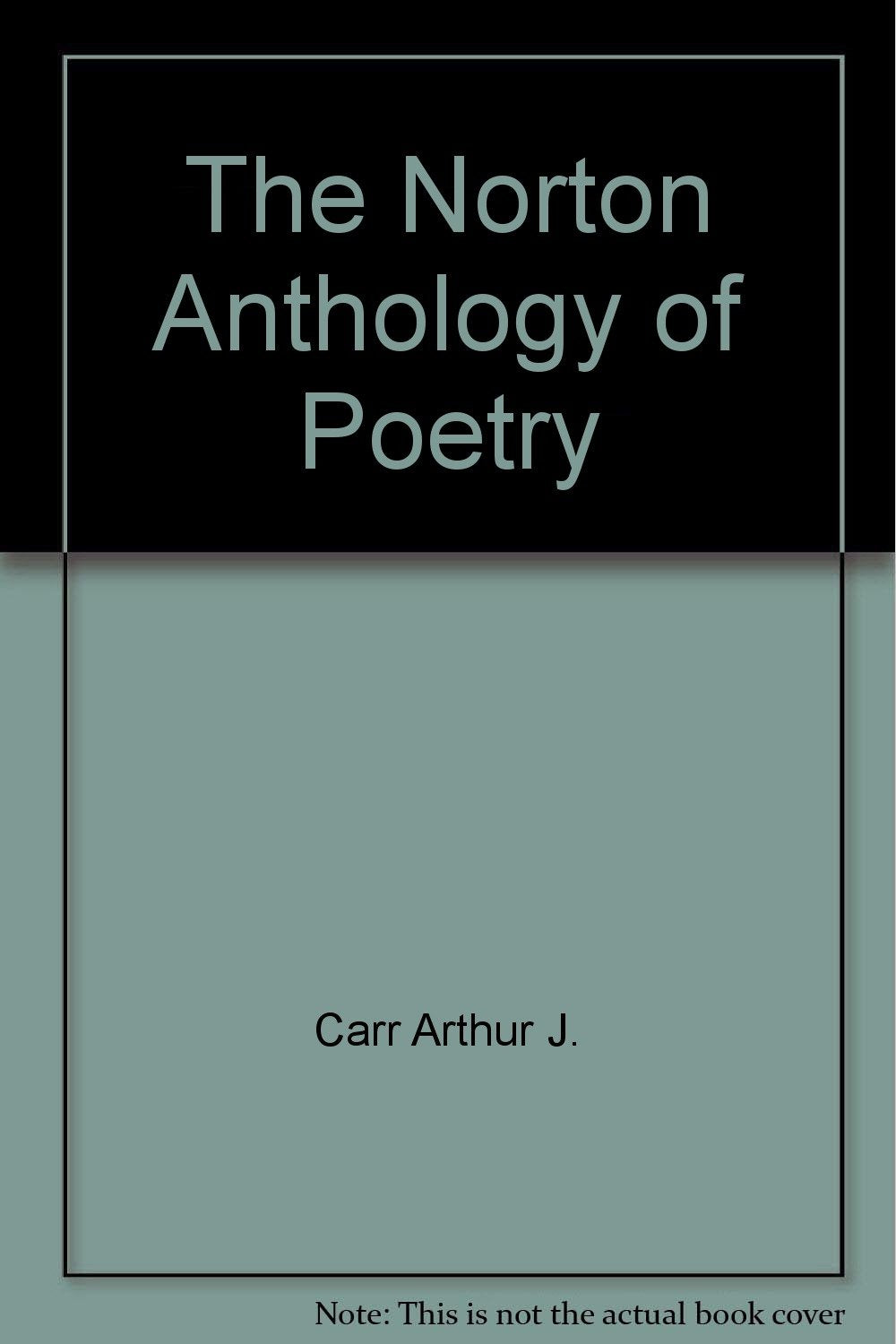 Norton Anthology of Poetry Books