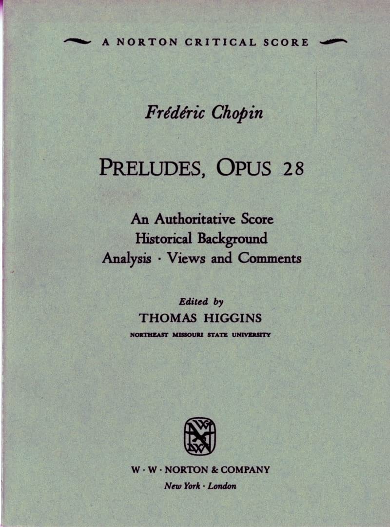 Preludes, Op. 28 (Norton Critical Scores) Social Sciences