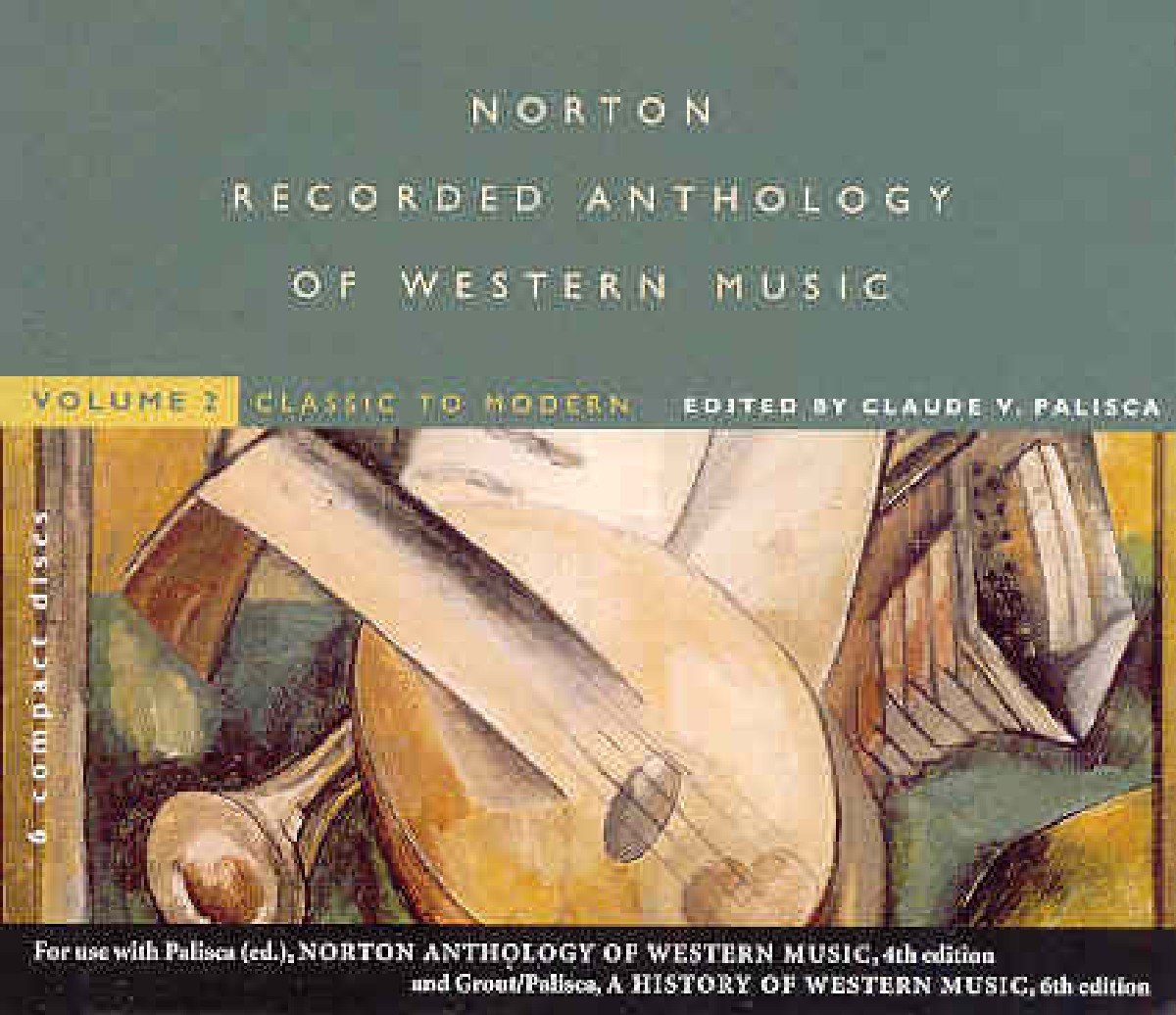 The Norton Anthology of Western Music 4e V 2 6XCD cd