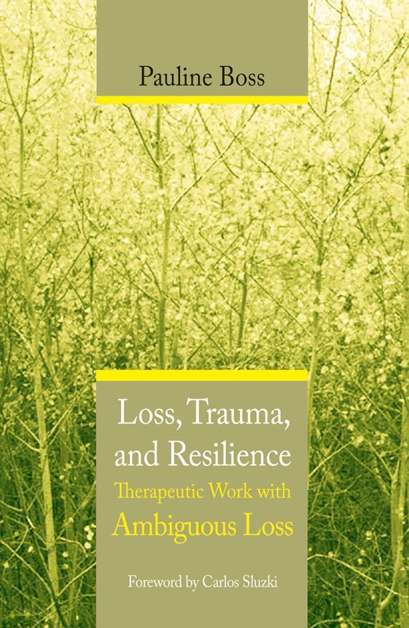 Loss, Trauma, and Resilience: Therapeutic Work with Ambiguous Loss Medicine