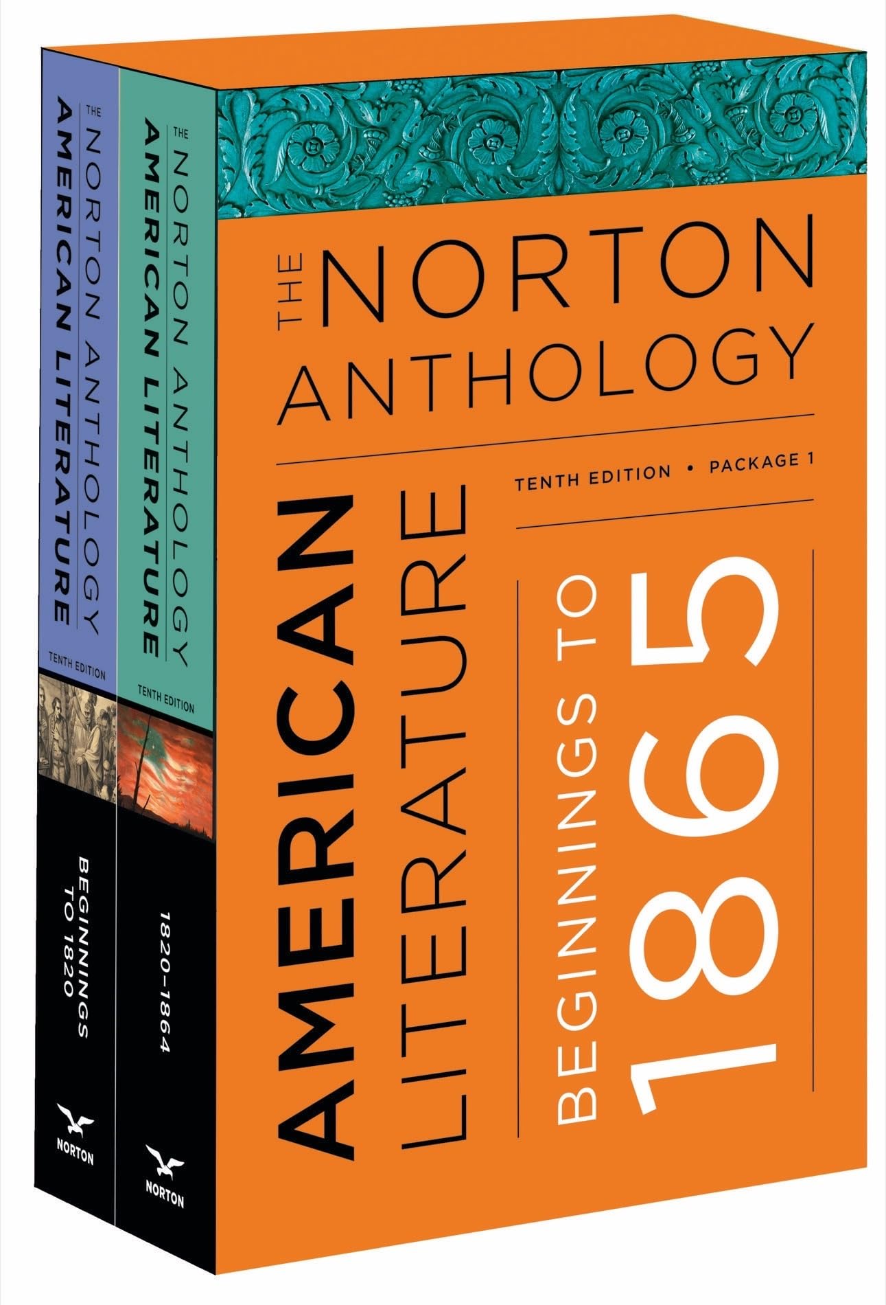 The Norton Anthology of American Literature Package 1: Beginnings to 1865 (A-B) International