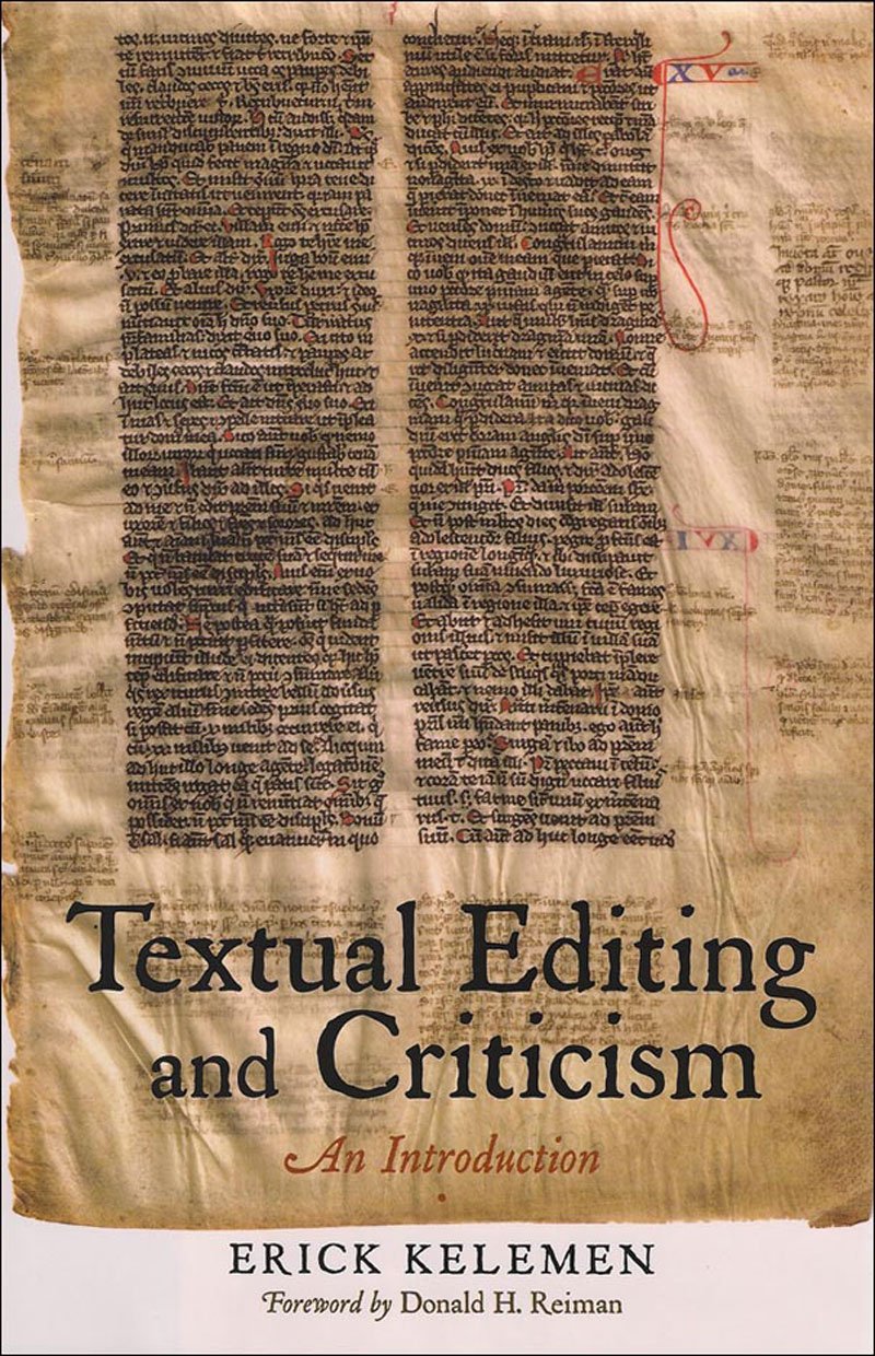 Textual Editing and Criticism Media & Communication Books