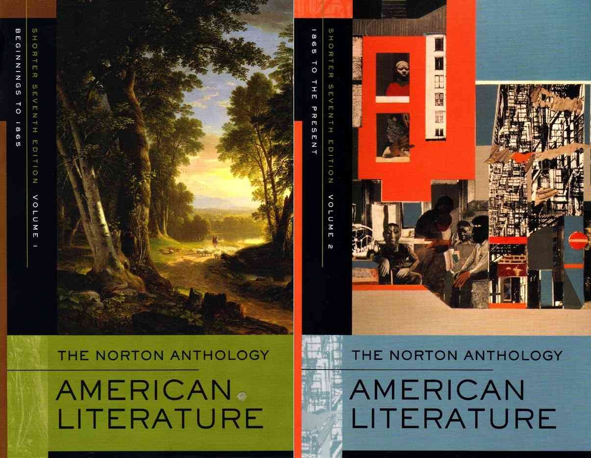 The Norton Anthology American Literature: Shorter Contemporary literature