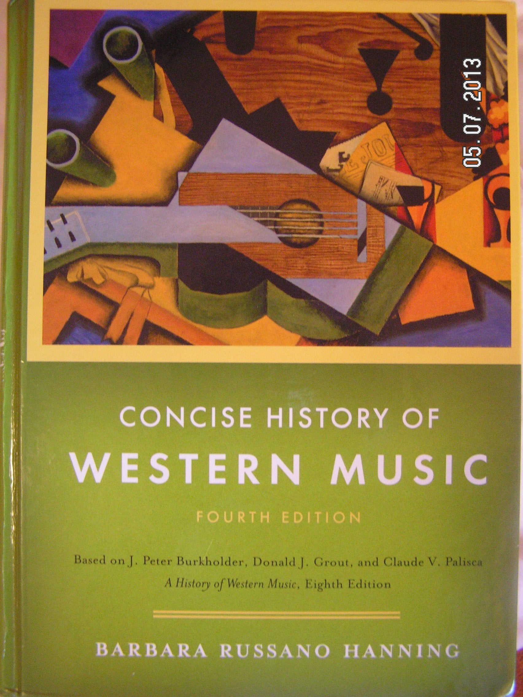 Concise History of Western Music Arts & Music