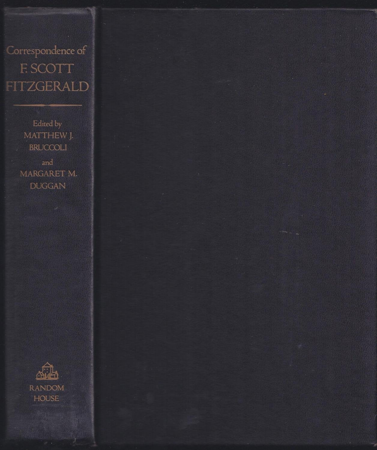 Correspondence of F. Scott Fitzgerald Books