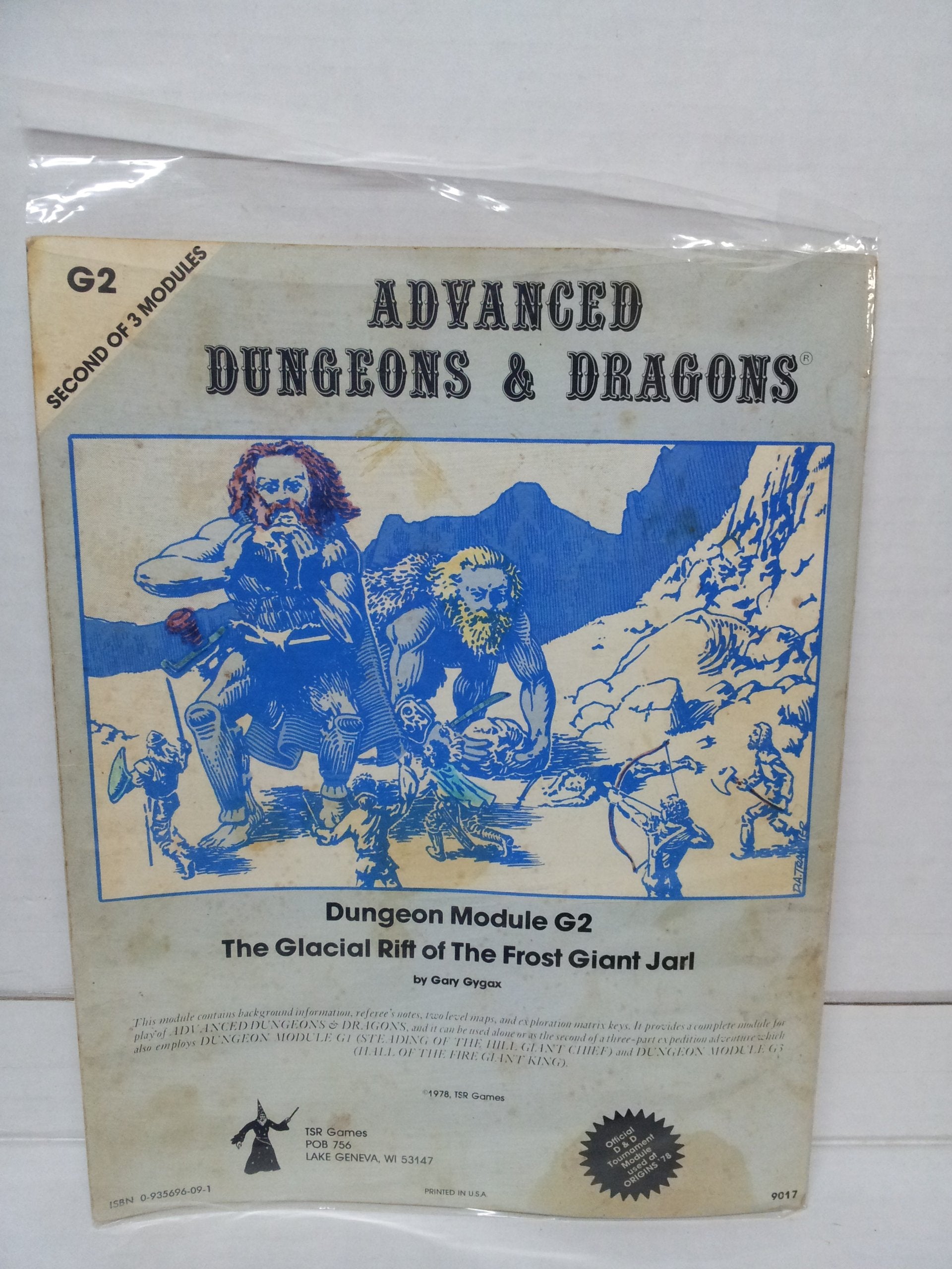 Dungeon Module G2 The Glacial Rift of the Frost Giant Jarl (Advanced Dungeons & Dragons) book