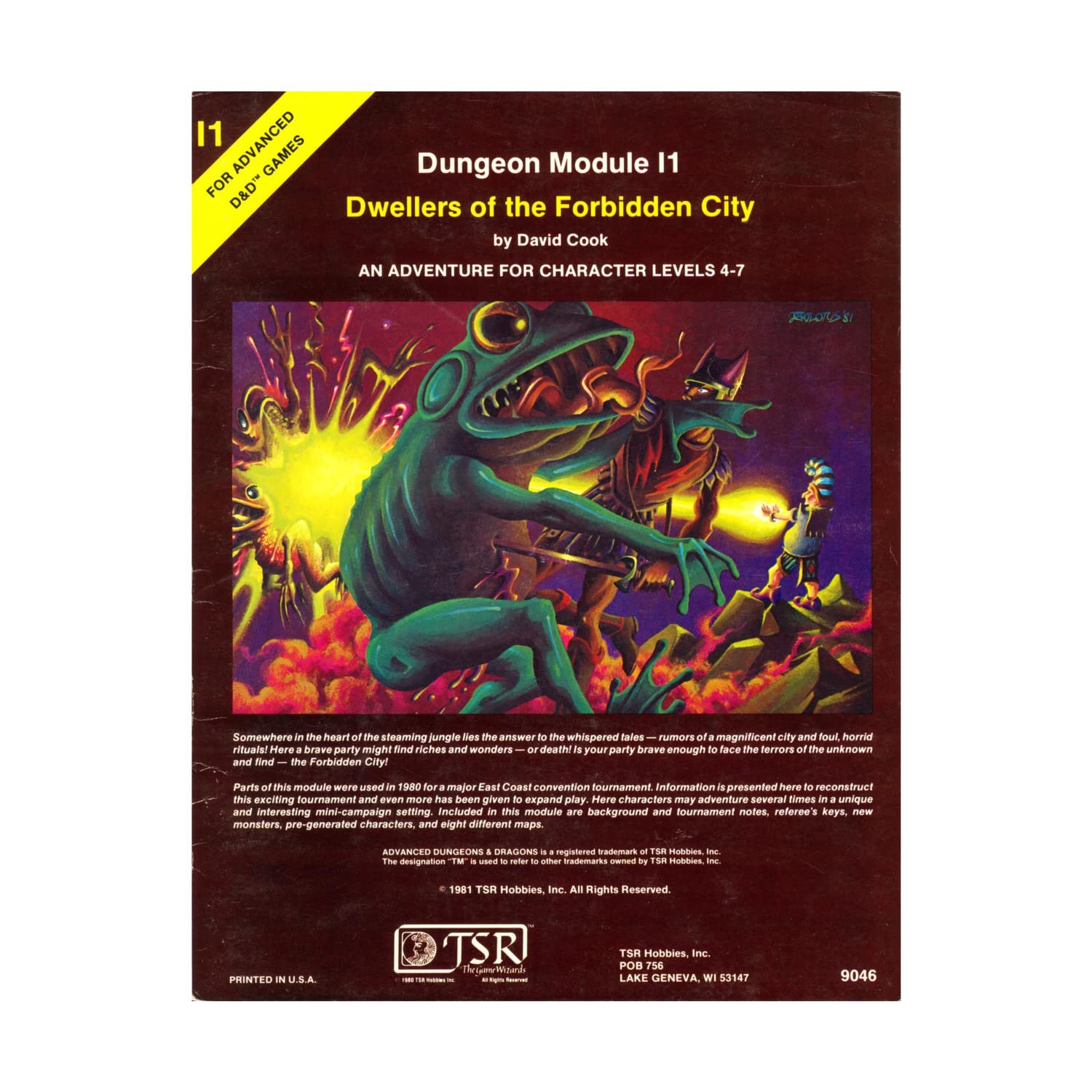 Dwellers of the Forbidden City: An Adventure for Character Levels 4-7 (Advanced Dungeons & Dragons) Books