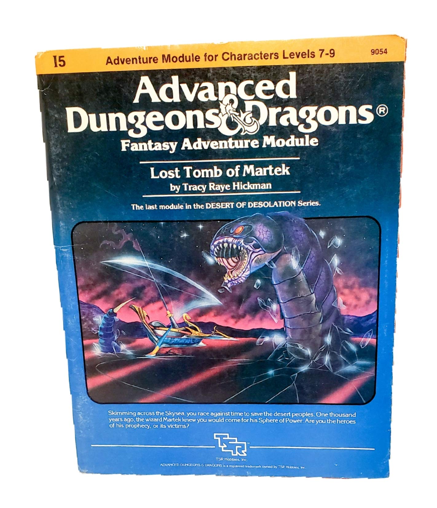 Advanced Dungeons and Dragons Module Tomb of Martek Fantasy & Sci-Fi