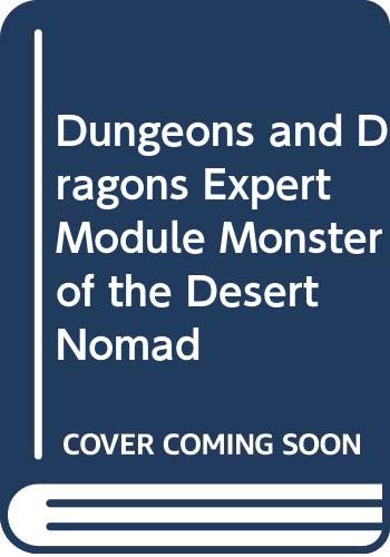 Dungeons and Dragons Expert Module Monster of the Desert Nomad Fantasy & Sci-Fi
