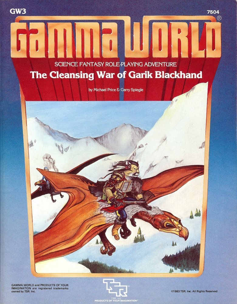 Gamma World Module Cleansing War of Garik Fantasy & Sci-Fi