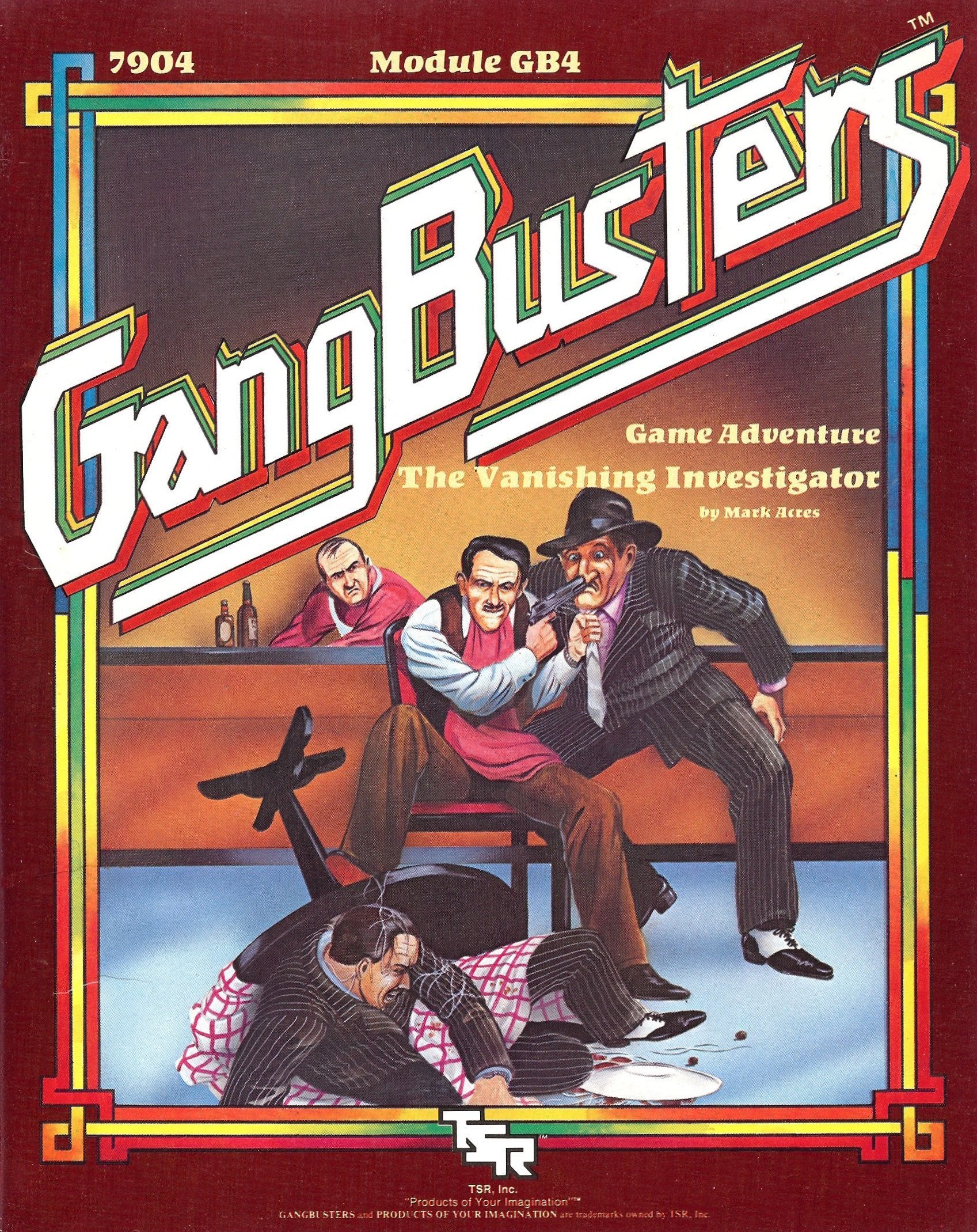 The Vanishing Investigator: Gangbusters Module Gb-4 Fantasy & Sci-Fi