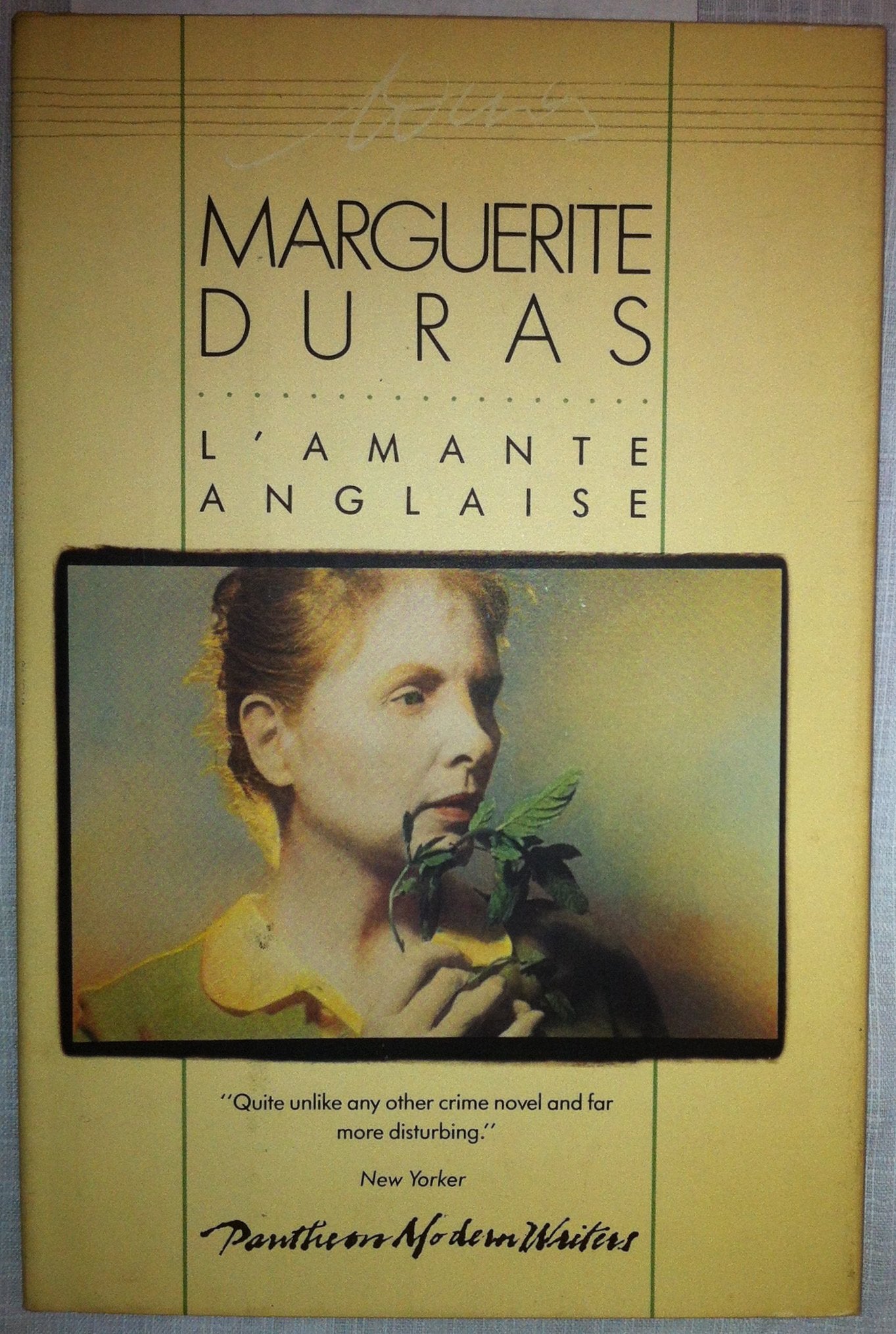 L'Amante Anglaise (Pantheon Modern Writers Series) Books