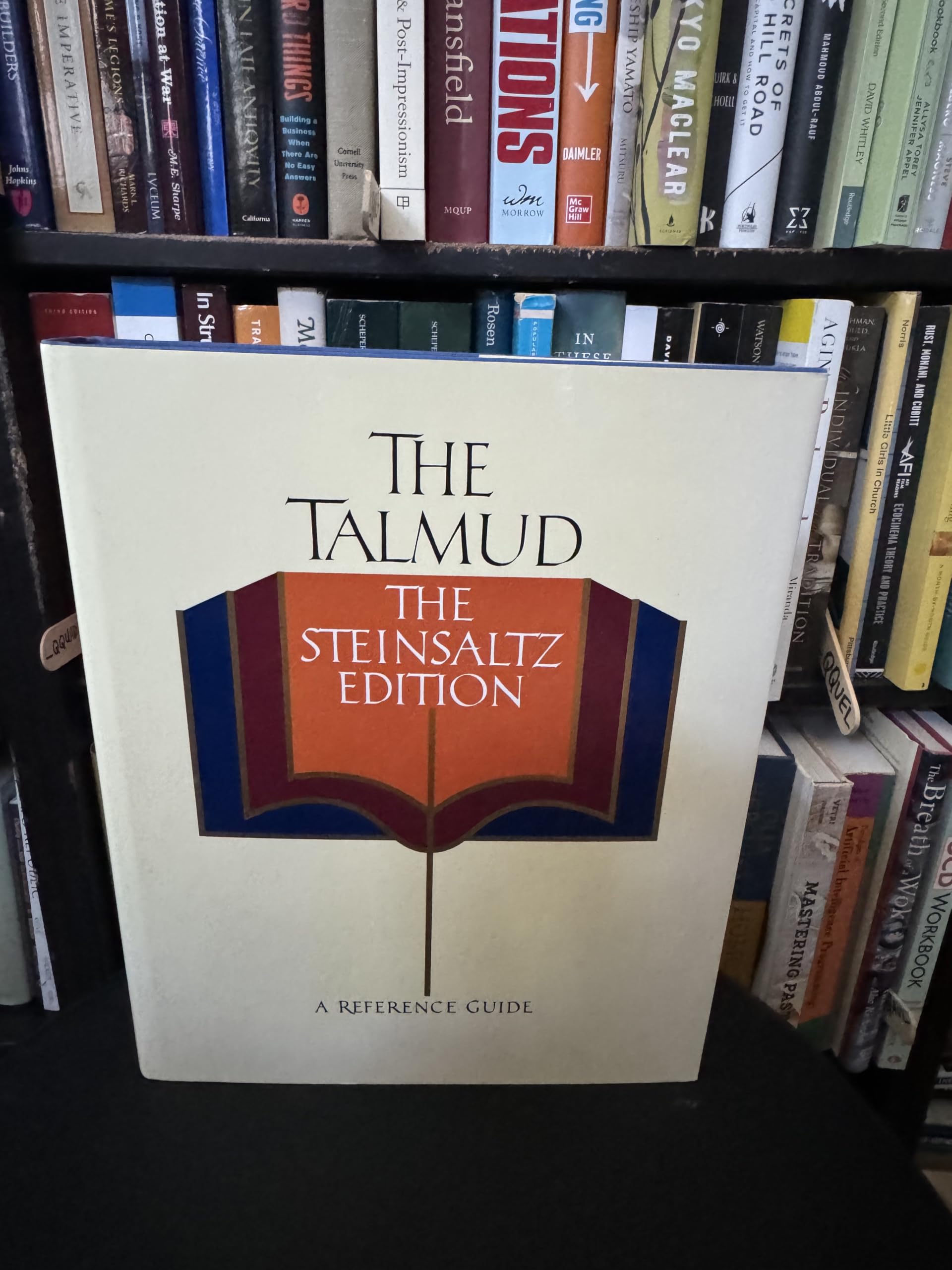 The Talmud - the Steinsaltz Edition: The Steinsaltz Edition : A Reference Guide book