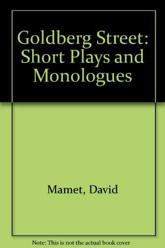 Goldberg Street: Short plays and monologues (An Evergreen book) Books
