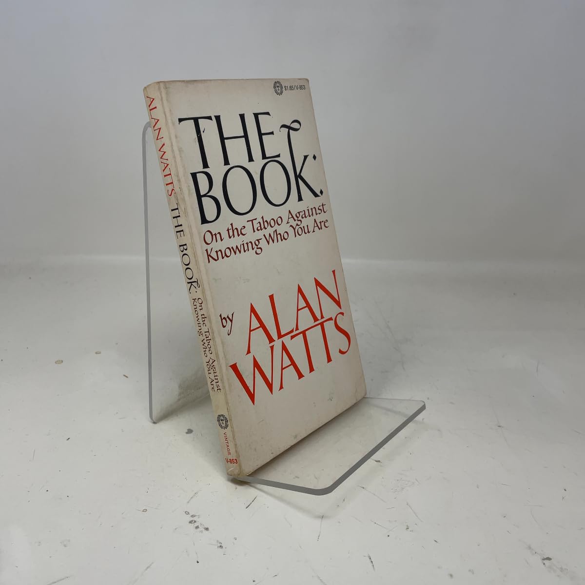 The Book: on the Taboo against Knowing Who You are?: On the Taboo against Knowing Who You are? Non-fiction