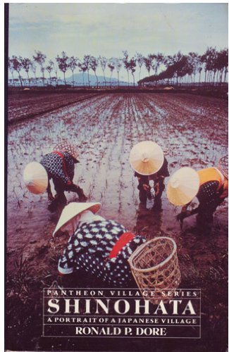 Shinohata, a Portrait of a Japanese Village Social Sciences