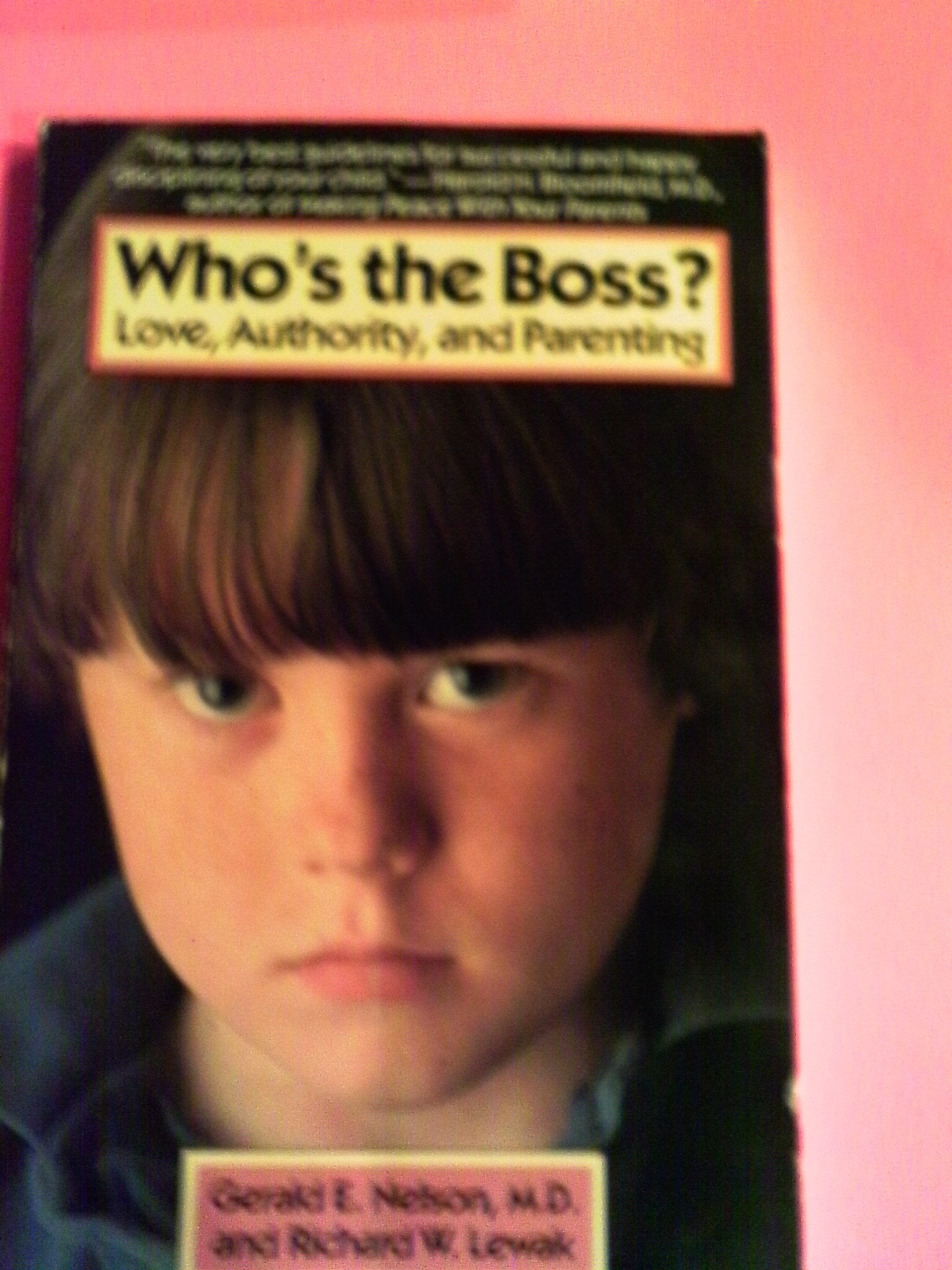 Who's the Boss?: Love, Authority and Parenting Books