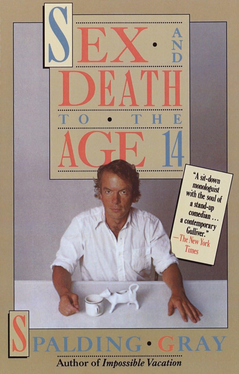 Sex and Death to the Age 14 Contemporary literature