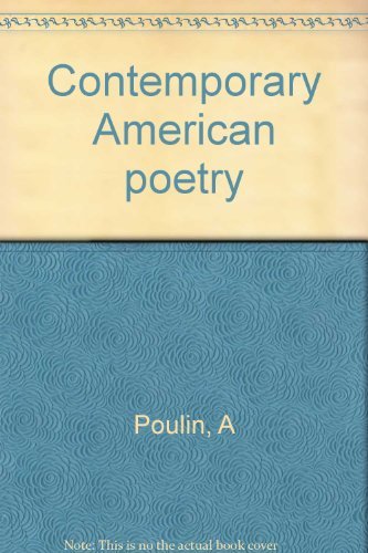 Contemporary American Poetry Books