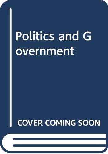 Politics and Government book