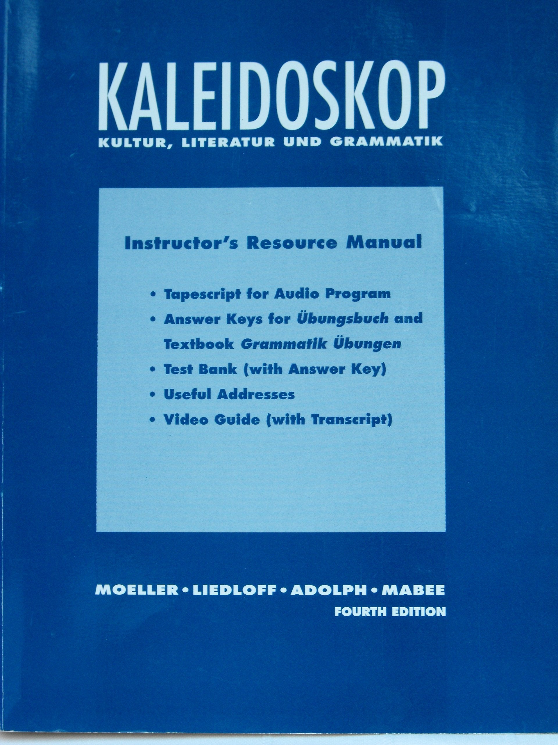 Kaleidoskop 4e Tmbk Lab Manlassltransbis Foreign Languages ​​& Dictionaries
