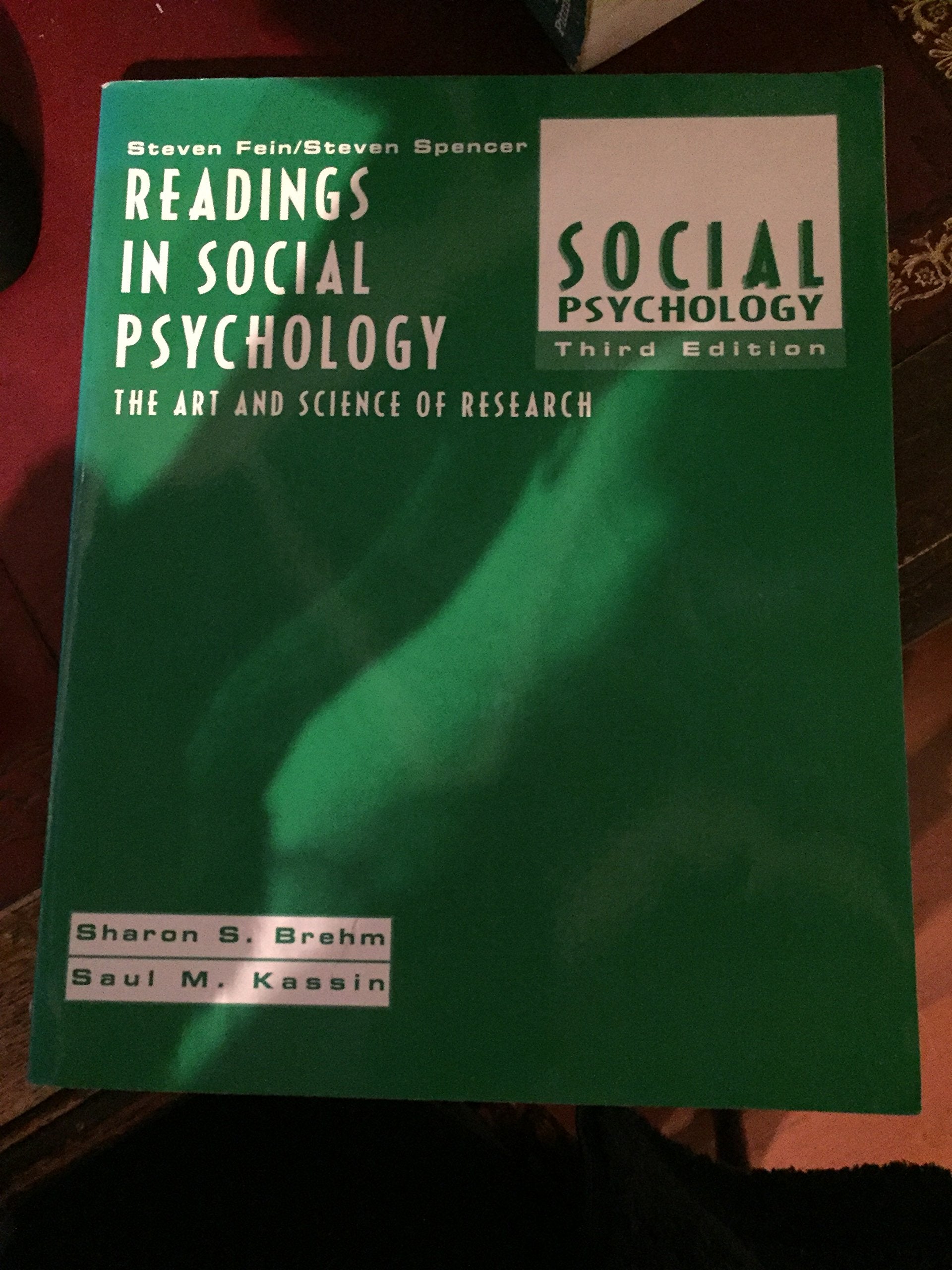 Reading in Social Psychology Psychology